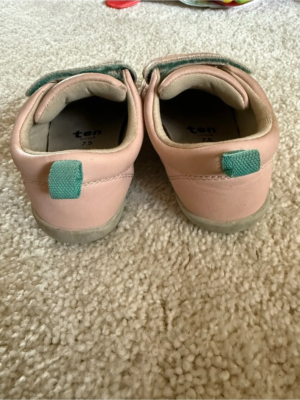 Ten Little Pink Sneaker 7.5T